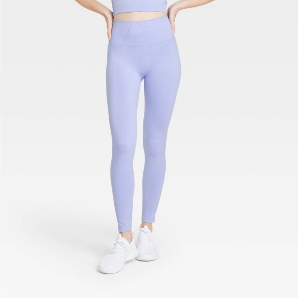Women's Seamless High-Rise Leggings - All In Motion™ Lilac Purple
